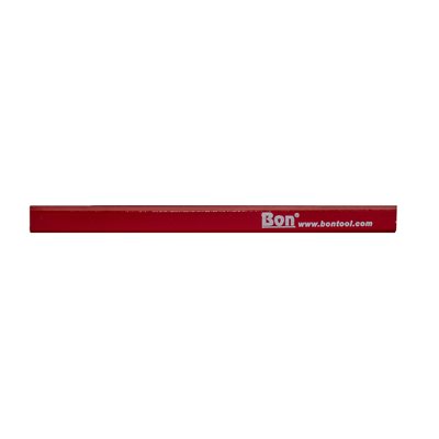 CARPENTER PENCILS - RED CASING MEDIUM BLACK LEAD - 12/PKG