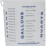 5 gallon bucket measurements