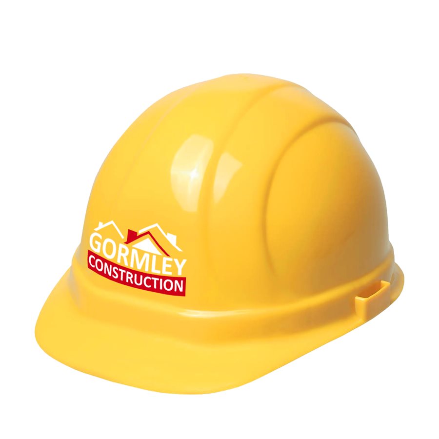 PRIVATE LABELED HARD HAT YELLOW