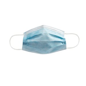 SURGICAL FACE MASKS - 3 LAYER - BLUE - 10/PKG